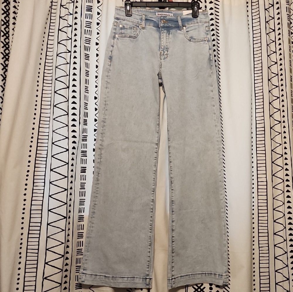 Ranch Dress'n Signature Trouser Light Blue Denim Jeans Size Medium Regular
